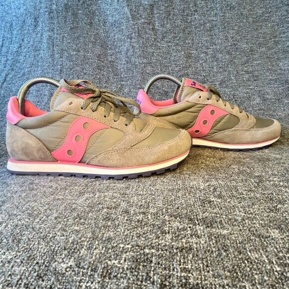 Saucony Jazz Low Pro Gray Pink S1866-222 Womens 8.5 Sneakers - Picture 2 of 13